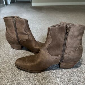 Dolce Vita Tan Ankle Booties